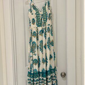 SOLD NWT Rio Tropical Beach Festival Maxi Dress Size Small